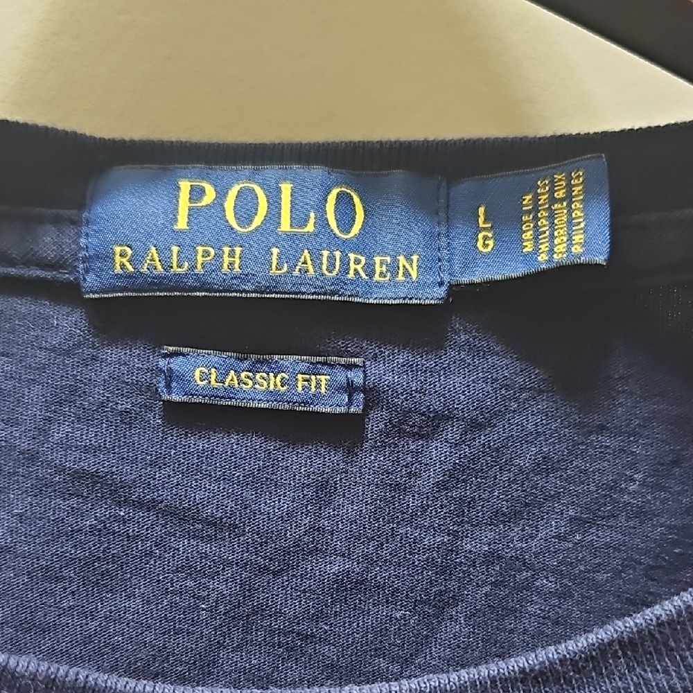 Polo by Ralph Lauren CP-93 Blue and Red Short Sleeve Tee - Picture 2 of 3